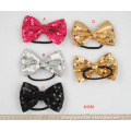 2014 new style elastic hair bun with sequin bow